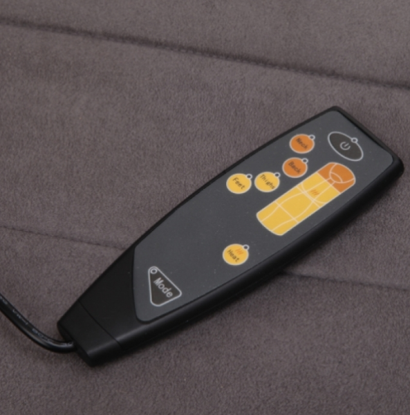 Массажный матрас с подогревом, 5 режимов, 10 вибромоторов, 175х57см. Массажер